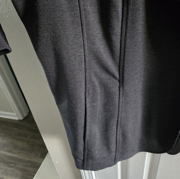 Susan Graver Blazer in heather grey 3X - Picture 4 of 5